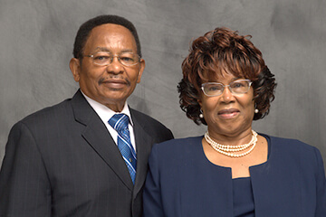 Portrait of Pastor and Mrs. Willie Tate